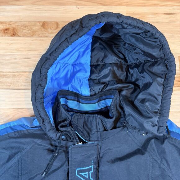 VTG North Carolina Tar Heels Starter Jacket Mens XXL Coat Pro Line Hooded 90s - Picture 5 of 12